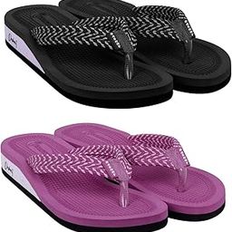 Women's (1516-1434) |Extra Super Soft Comfortable Slippers |Black Brown Casual Slides Slippers-image-15