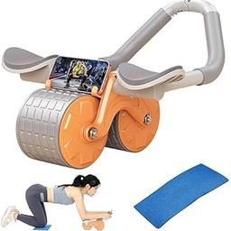 Fitvids Ab Roller Set with Counter & Silent Knee Pad Mat for Exercise Gym, Premium Abdominal Ab Roller with Elbow Support & Phone Holder for Core workout, fitness & Exercise, Home Workout Equipment-13