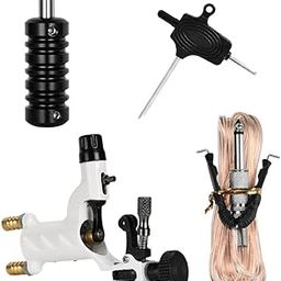 bnf®Complete Tattoo Kit Rotary Tattoo Machine Gun Grip Tube Wrench Clip Cord Black|Health & Beauty | Tattoos & Body Art |1 Piece Machine-image-47