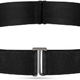 Upgesy No Show Invisible Elastic Belt for Women Men, Elastic Web Strap Waist Stretch Belt with Flat Buckle-image-51