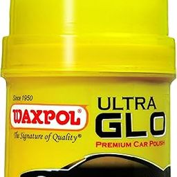 Waxpol Ultra Glo Premium Paste Wax Car Polish With Applicator Sponge (100 g) For High Gloss Shine-picture-17