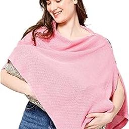 ZELENA Nursing Cover | Feeding Covers for Breastfeeding | Nursing Covers for Feeding Mom | Feeding Cover for Mother | Feeding Apron for Mom | Multi-Use | Breathable Cotton Fabric (Pink)-image-3