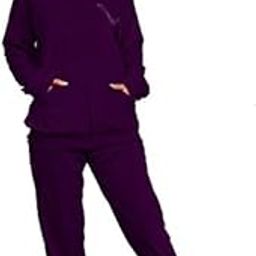 Winter Imported Velvet Tracksuit for Women & Ladies Purple-image-109