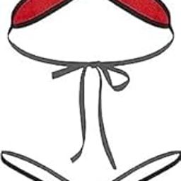 Women's Two-Piece Halter Neck Bikini Set, Black, Tie-Back Closure-picture-24