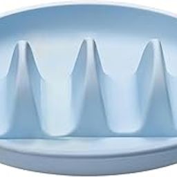 UJEAVETTE Taco Holder Stand Cooking for Hard Soft Tacos Holds 4 Tacos Each Taco Plates Blue-image-67