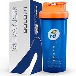 Mumbai Indians (MI) Official Merchandise Gym Shaker for Protein Shake Leakproof Shaker Bottles for Protein, Preworkout & Bcaa Shake, Protein Shaker Bottle for Gym, Gym Bottle for Men - BlueOrange-image-53