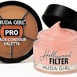 HUDA GIRL Primer For Face & Concealer For Dark Circles - Flawless Hydrating Oil Control Matte Finish Face Primer & Concealer Palette For For All Skin Types-image-50