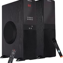 ZEBRONICS BTM8800 RUCF 2 Channel 100W Tower Speaker with 3 Way Design, Touch Control, Supports Bluetooth 5.0, AUX, FM, USB, SD, Wireless Mic, Karaoke, 2X 6.5” Subwoofer, Powerful Bass-13