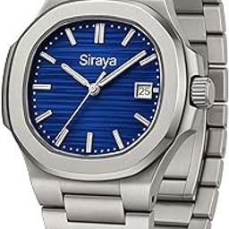 Men's Quartz Watch, Stainless Steel Band, Date Display-image-6