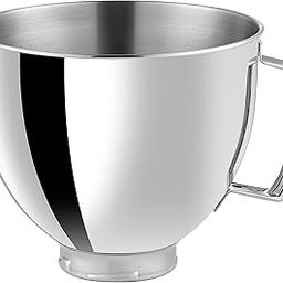 5 QT Stainless Steel Mixer Bowl Compatible With KITCHENAID TILT-HEAD STAND MIXERS 4.5-Quart (4.3 L) And 5-Quart (4.7 L)-66