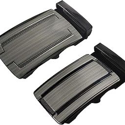 belt auto lock buckle only for men : for maximum *** 1.25 Inches *** wide straps, Light weight, autolock, combo pack of 2-33