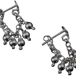 House Of Aadyaa Silver Flower Earrings for Women | Made in 92.5 Silver-51