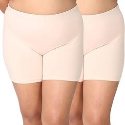 Adira | Underdress Shorts for Women | Shorts for Women| Women Tights Shorts | Soft & Comfy, Knitted Stretchy Fabric | Perfect Length to Ware Under Dress | Pack of 2-image-62