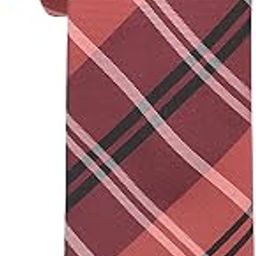 Red & Black Checkered Microfiber Necktie | Classic Formal & Casual-picture-8