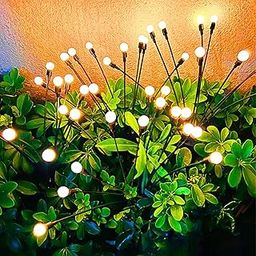 UDropMore Solar Firefly Lights with 8 LEDs Outdoor Lights Garden Lights Waterproof, Firefly Lights for Patio, Swaying Garden Lights for Path Fence (2)-image-123