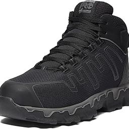 Timberland PRO mens Powertrain Sport Mid Alloy Safety Toe Industrial Ahletic Work Shoe, Black/Grey-2024 New, 10-image-57