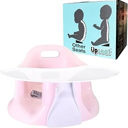 Upseat Baby Chair Booster Seat with Tray Developed with Physical Therapists Pink-image-33