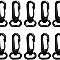 ATORSE® 10 Pieces Plastic Swivel Snap Hook Clip for Scuba Diving Dive 12Mm Webbing Lanyard-picture-21