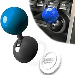 HVG TRADERS Car Push to Start Button Rocker, Car Engine Start Stop Button Joystick, Full Ball-bar Rocker Car One Button (1, Blue)-image-44