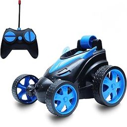 TinyTykes 360° Rotating RC Stunt Car – LED Lights, Sound, Off-Road Remote Control Vehicle for Kids and Adults (Blue)-image-5