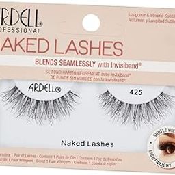 Ardell Naked Lash 425, 1 Pair Soft, Extra-Lightweight Fibers False Eyelash for Women, Brighter & Rounder Style False Eyelash for Girls, Bendy, Comfy Invisiband Eyelash-image-42