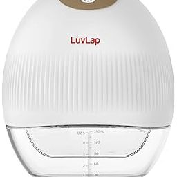 LuvLap Glory Hands-Free Electric Breast Pump for Breastfeeding, Wearable, Portable, 4 Modes & 9 Suction Levels, Type-C Fast Charging, 24mm Breast Shield, Includes 19/21/27mm Soft Flange Inserts, White-image-47