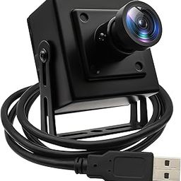 ELP 16MP Wide Angle USB Camera for Raspberry Pi and Computer 4K Web Camera for Desktop Computer Mini UVC USB2.0 PC Camera 120Degree Web Cam IMX298 Industrial Lightburn Camera for Laptop,Jetson Nano-2
