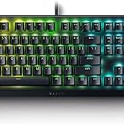 Razer BlackWidow V4 X -Yellow Switch 6 Dedicated Macro Keys I Multi-Function Roller and Secondary Media Keys I Mechanical Gaming Keyboard Chroma RGB- Black - RZ03-04701800-R3M1-27