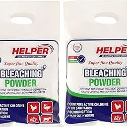 Helper Bleaching Powder, Effective for Sewage Treatment Disinfection, Fungus Control and Silk Worm Rearing, Contains Active Chlorine for Sanitation and Deodorization, 2000 Grams-image-24
