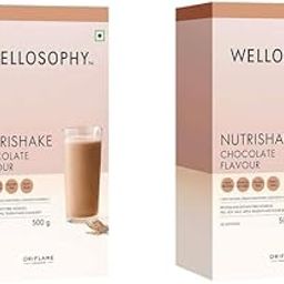 Oriflame WELLOSOPHY nutrishake natural chocolate flavour - 500 x 2 g - Pack of 2-image-10