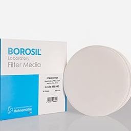 Borosil Filter Papers 125 mm, Quantitative Round Sheets (Pack of 100), Cellulose Filter Paper, Chemistry Lab Experiments for Schools or Laboratory Activities-11