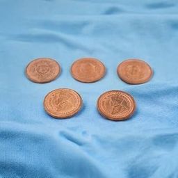 Divya Spiritual Original Tambe Ka Sikka for Puja/Pooja, Astrological Pure Copper Coins Set of 5 for Lal Kitab Remedy, Small Tambe Ke Sikke Without Hole for Grah Pravesh-picture-24