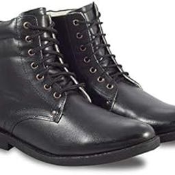 Black Leather Flying Boots/Shoes for Pilots with Side Chain, Genuine Softy Leather Upper, Leather Lining, Leather Socks & Full Footpad for Optimum Comfort. Article : 610C For Mens-image-55