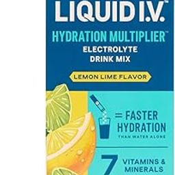 Liquid I.V. Hydration Multiplier - Lemon Lime | Electrolyte Powder Drink Mix 16g | Pack of 12-11