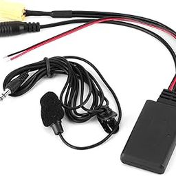 KLLJRFW Bluetooth 5.0 Radio Aux Input Adapter Car Microphone Handsfree Cable Car Bluetooth Audio Cable Compatible with Al FA Ro meo-image-60