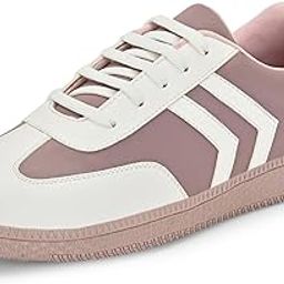 Women Sneaker | Cushioned Insole for Comfort | Stylish Lace-Up Design | Perfect for Casual Outfit for Girls (9759)-image-4