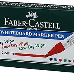 Faber-Castell Whiteboard Marker Pen, Red, Set Of 10-20
