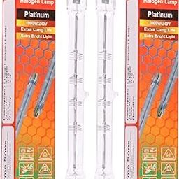 Prolite Premium Halogen 1000W Tube for Continuous Light for Videography and Photography with Halogen Base (Pack of 2) (Yellow Light Output)-image-28