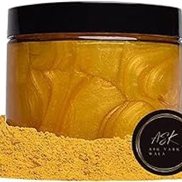 A.K GOLD LEAF 25GRAMS. Metallic Gold Mica Powder. Pearl Pigment, Glossy Dust Glitter, for, Multipurpose Resin DIY Arts and Crafts | Natural Bath Bombs, Paint, Soap, Nail Polish, Lip Balm-image-95