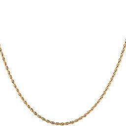 925 Sterling Silver 22k Gold Plated Chain for Girls and Women-image-50