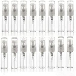 24pcs 5ml Mini Transparent Empty Plastic Pocket Pen Spray Bottle Refillable Reuseable Bottle Sanitizer, Toner, Perfume, Lotion, Moisture, Oil, Costemic, Travel use (Pack of 24)-49