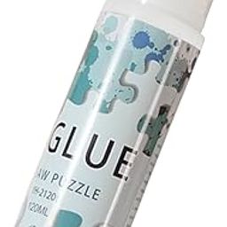UJEAVETTE® Jigsaw Puzzle Glue with Sponge Head Applicator PVA Puzzle Saver Glue for Art-10