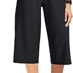 Brand Flex Women's 3/4th Capri,Loose Fit Capri,Cotton Capri,Yoga Pants Wide Leg,Comfy Workout Capris-image-87