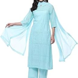 Womens Women Cotton Straight Suit Set-image-5