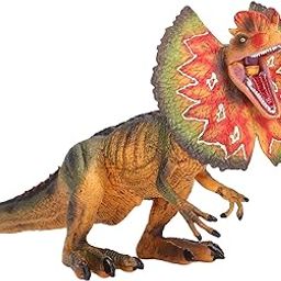 BAREPEPE Realistic T Rex Dinosaur Animal Figure for Kids Real Textured Dinosaurs Toy (Dilophosaurus (52F))-18