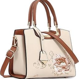 flora embroidered collection PU Leather hand bag for women-image-75