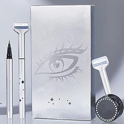 KickZu double ended lower eyelash stamp and pen quick makeup tool for elegant eyelashes, 2 in 1 eyeliner stamp liquid eyeliner set, eyelash applicator tool, long-lasting, waterproof, smudge-resistant-image-98