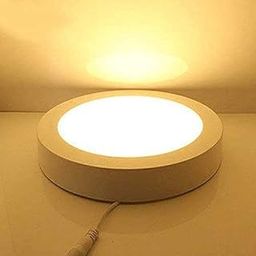 LEDOLUX 15-Watt Warm White(3200K) Led Round Surface Mounted Ceiling Light for Home,Office,Kitchen, Hallway, Living Room. Flush Light Fittings for Ceiling,[Energy Class A++]-No False Ceiling Required-6