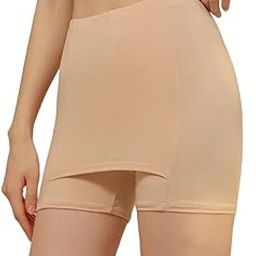 Headbutt-Double Layer Safety Girls Pants Plus Cover Triangle Area No Trace No Roll Border Naked Buttock Abdominal Insulation Layer Leggings(Waist Size - 26 to 34)-image-38