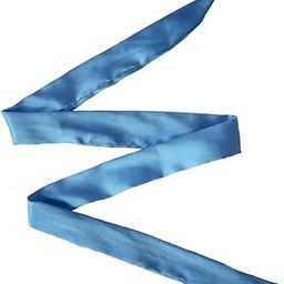 Satin hair ribbon | Long Satin Headband with Angled Ends| Pure Satin Multifunctional Bow Tie| Neck Tie| Choker Ponytail Holder Tie| Satin Scarves-1Psc-image-47